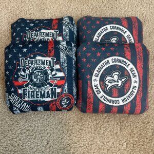 Gladiator Cornhole Gear 2025 Annihilator Pro Bags (4) & Sidekick carrying case